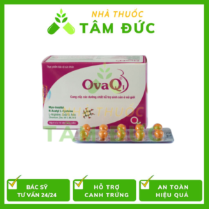 OvaQ1 60 Viên –  Viên Uống Bổ Trứng, Điều Hòa Kinh Nguyệt, Tăng Thụ Thai