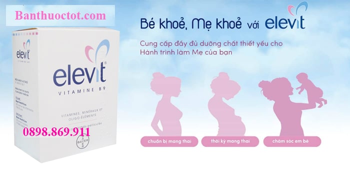 elevit tốt cho phụ nữ trước, trong và sau sinh