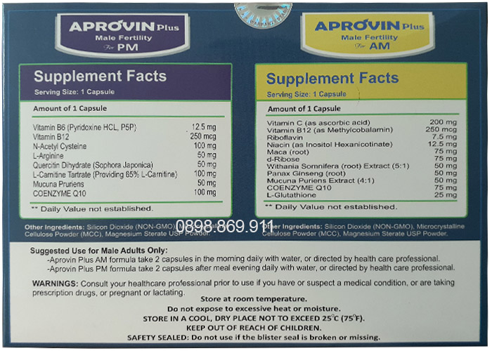 thuốc aprovin plus