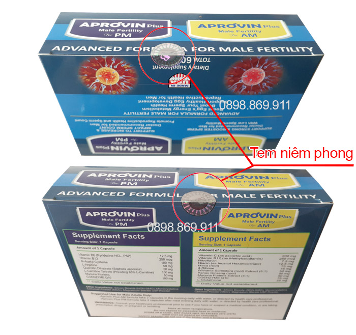 thuốc aprovin plus chính hãng