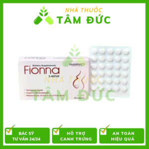 Fionna (5- MTHF) Bổ sung Acid folic, hỗ trợ giảm nguy cơ thiếu máu.