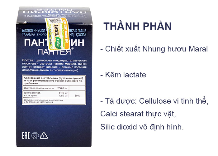 thành phần panteya evalar
